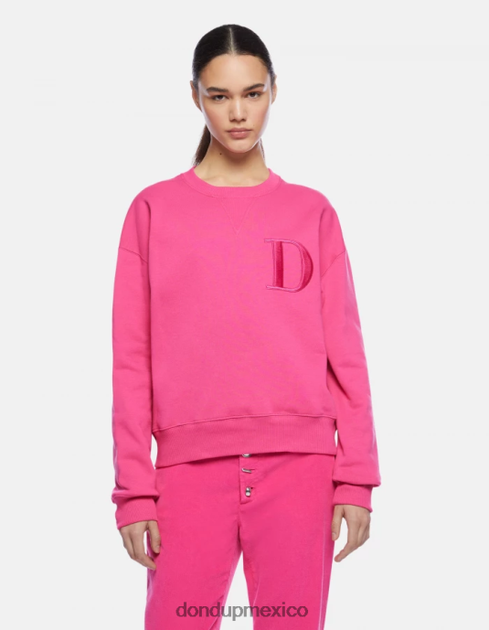 orquídea DONDUP mujer sudadera regular fit con cuello redondo vestir D0VXD434
