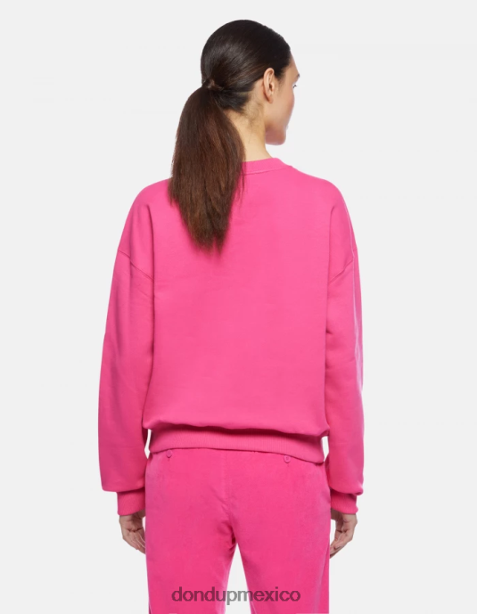 orquídea DONDUP mujer sudadera regular fit con cuello redondo vestir D0VXD434