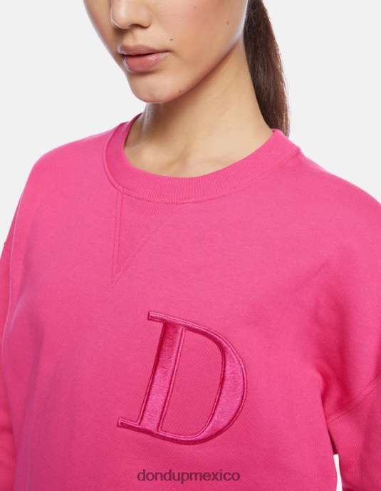 orquídea DONDUP mujer sudadera regular fit con cuello redondo vestir D0VXD434
