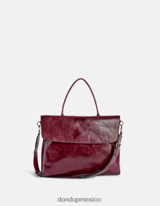 prugna DONDUP mujer bolso de cuero brillante accesorios D0VXD486