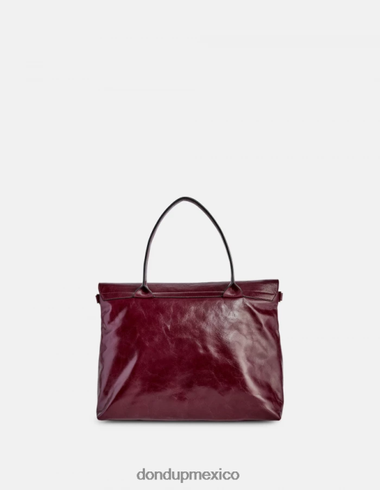 prugna DONDUP mujer bolso de cuero brillante accesorios D0VXD486
