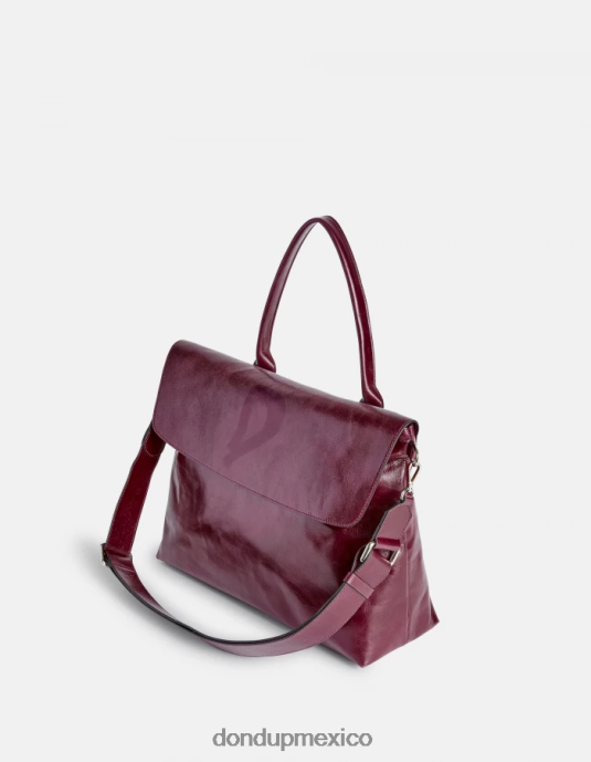 prugna DONDUP mujer bolso de cuero brillante accesorios D0VXD486