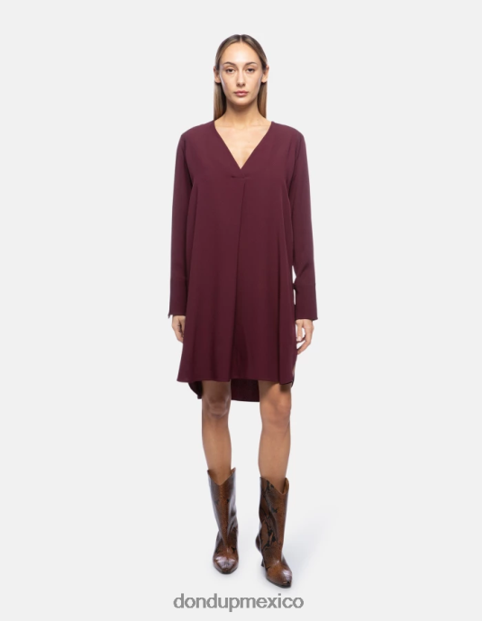 prugna DONDUP mujer vestido corto de marta vestir D0VXD292