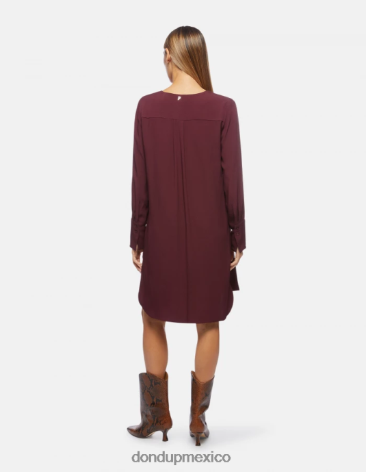 prugna DONDUP mujer vestido corto de marta vestir D0VXD292