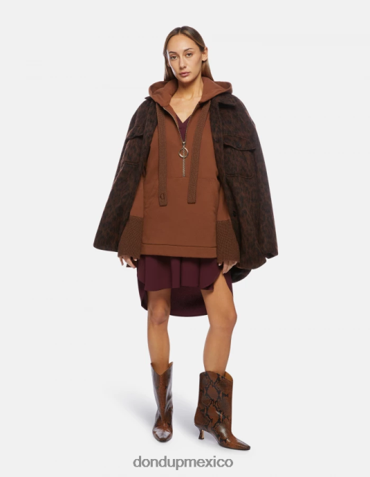prugna DONDUP mujer vestido corto de marta vestir D0VXD292
