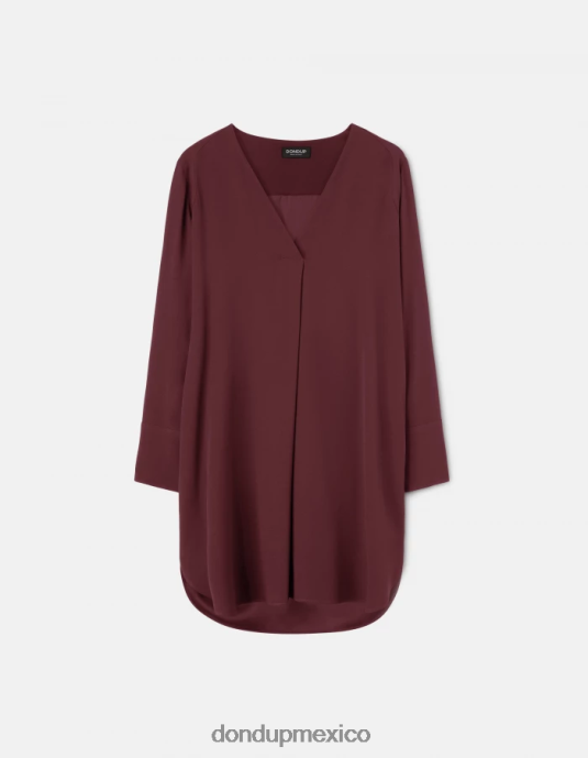 prugna DONDUP mujer vestido corto de marta vestir D0VXD292