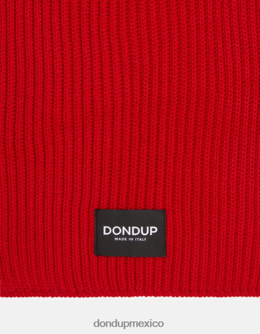 rojo DONDUP hombres bufanda de lana accesorios D0VXD950