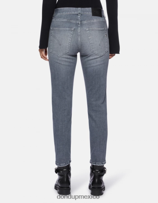 topo DONDUP mujer Vaqueros Daila slim de denim elástico vestir D0VXD80