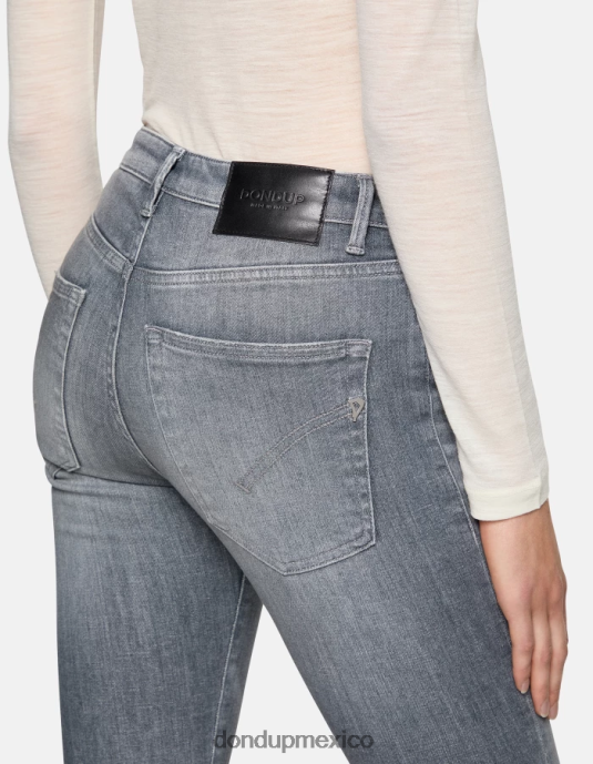topo DONDUP mujer Vaqueros súper ajustados iris en denim elástico vestir D0VXD10