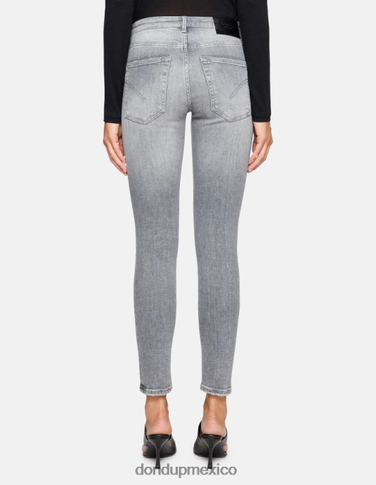 topo DONDUP mujer Vaqueros súper ajustados iris en denim elástico vestir D0VXD18