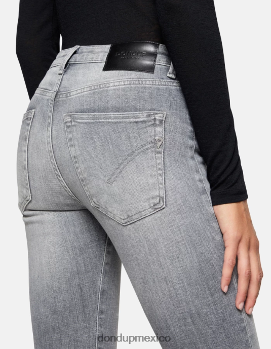 topo DONDUP mujer Vaqueros súper ajustados iris en denim elástico vestir D0VXD18