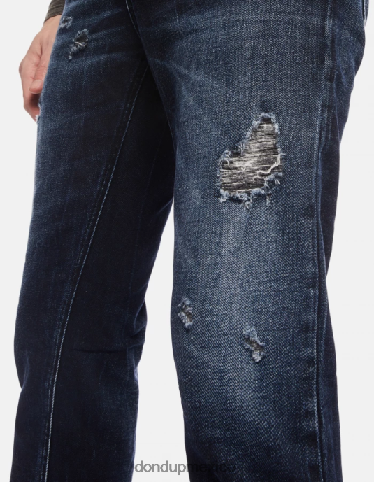 tuareg azul DONDUP hombres Vaqueros dian carrot fit en denim elástico vestir D0VXD656