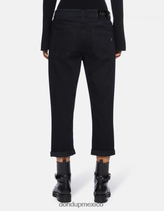 tuareg azul DONDUP mujer Vaqueros koons holgados de denim elástico vestir D0VXD116