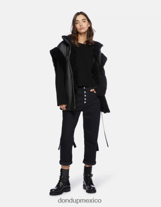 tuareg azul DONDUP mujer Vaqueros koons holgados de denim elástico vestir D0VXD116