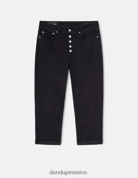 tuareg azul DONDUP mujer Vaqueros koons holgados de denim elástico vestir D0VXD116
