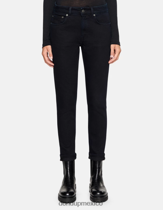 tuareg azul DONDUP mujer jeans mila carrot fit de denim elástico vestir D0VXD21