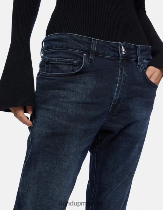 tuareg azul DONDUP mujer jeans mila carrot fit de denim elástico vestir D0VXD62