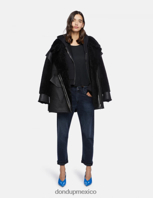 tuareg azul DONDUP mujer jeans mila carrot fit de denim elástico vestir D0VXD62