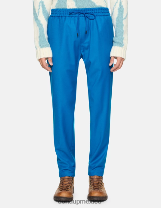 turquesa DONDUP hombres joggers de franela yuri vestir D0VXD729