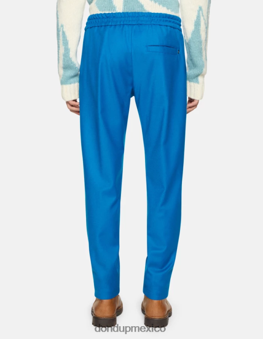 turquesa DONDUP hombres joggers de franela yuri vestir D0VXD729