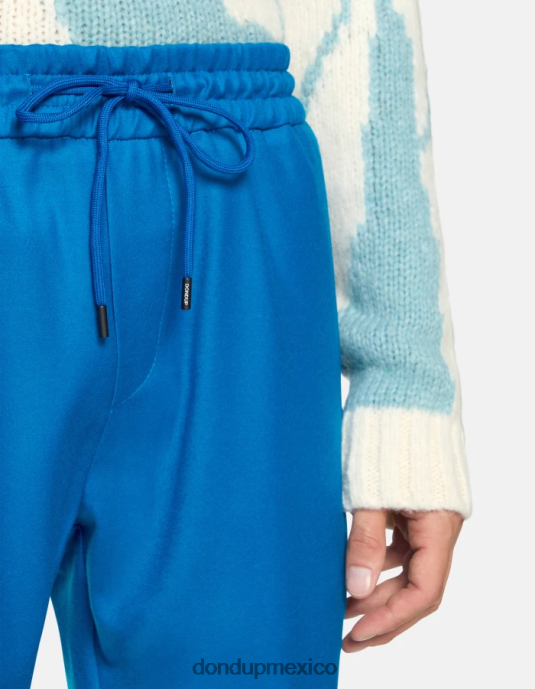 turquesa DONDUP hombres joggers de franela yuri vestir D0VXD729