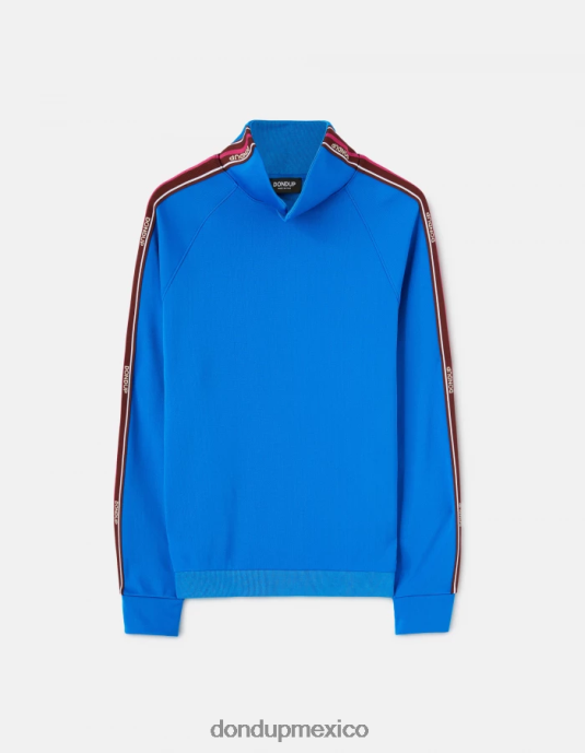turquesa DONDUP hombres sudadera regular fit con cuello alto vestir D0VXD833