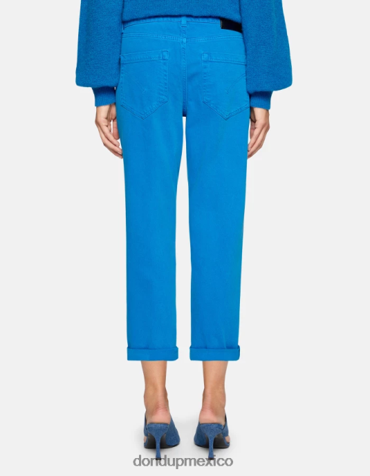 turquesa DONDUP mujer Vaqueros Koons de denim elástico con corte holgado vestir D0VXD35