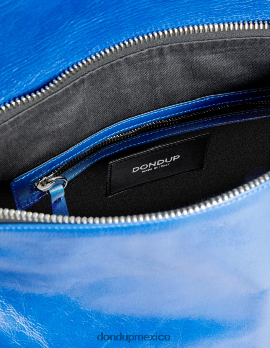 turquesa DONDUP mujer bolso de cuero brillante accesorios D0VXD487