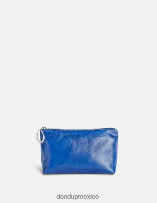 turquesa DONDUP mujer neceser de cuero brillante accesorios D0VXD498