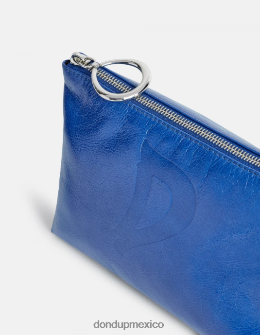 turquesa DONDUP mujer neceser de cuero brillante accesorios D0VXD498