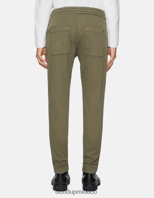 verde salvia DONDUP hombres joggers de pana dom vestir D0VXD747