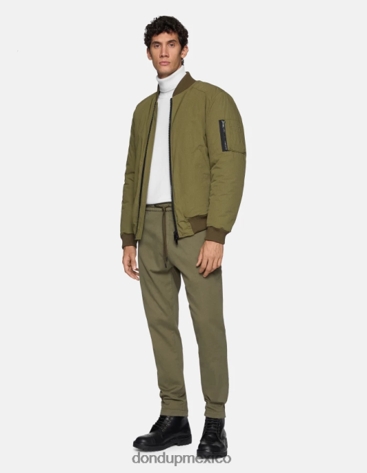 verde salvia DONDUP hombres joggers de pana dom vestir D0VXD747