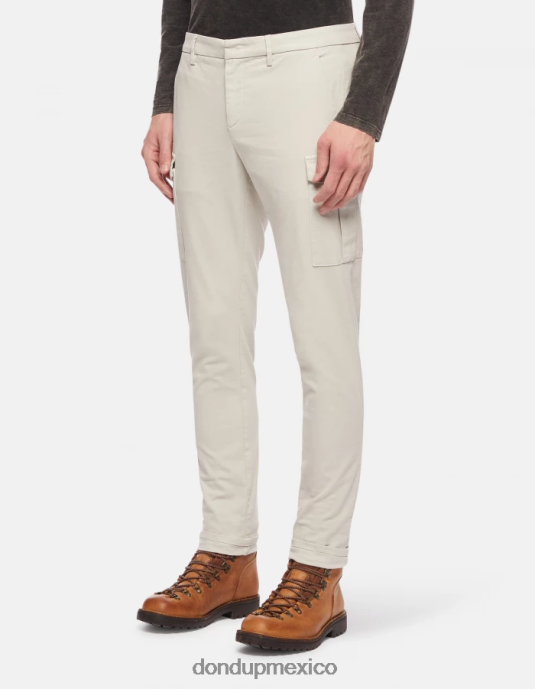 yeso DONDUP hombres pantalones eddy slim de algodón vestir D0VXD775