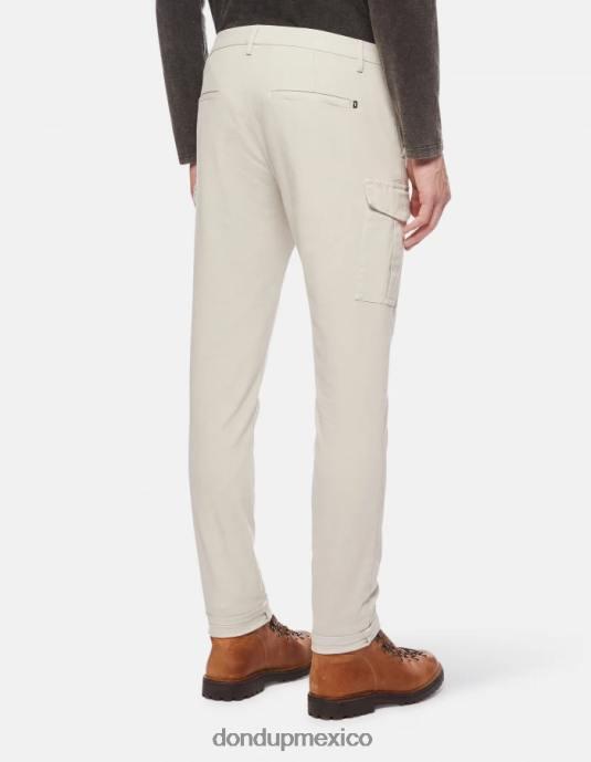 yeso DONDUP hombres pantalones eddy slim de algodón vestir D0VXD775