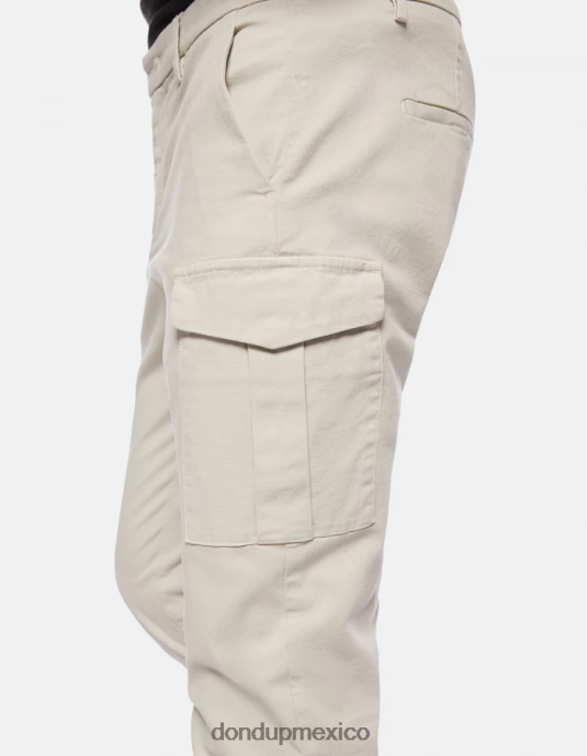 yeso DONDUP hombres pantalones eddy slim de algodón vestir D0VXD775
