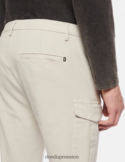 yeso DONDUP hombres pantalones eddy slim de algodón vestir D0VXD775