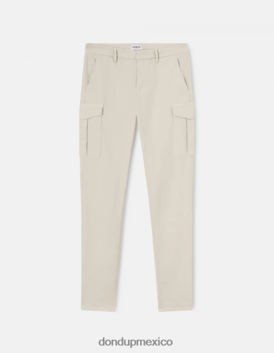 yeso DONDUP hombres pantalones eddy slim de algodón vestir D0VXD775