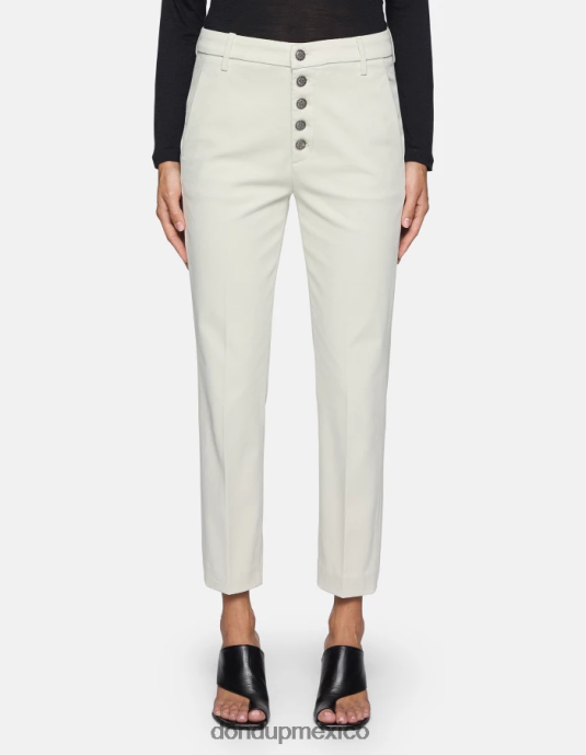 yeso DONDUP mujer pantalones holgados de tricotina nima vestir D0VXD231