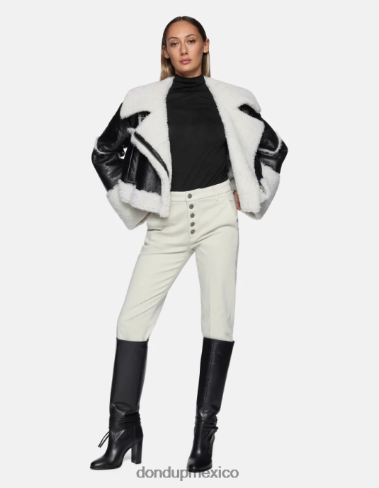 yeso DONDUP mujer pantalones holgados de tricotina nima vestir D0VXD231